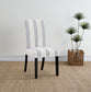 Silla de comedor tapizada Herran beige (juego de 2)