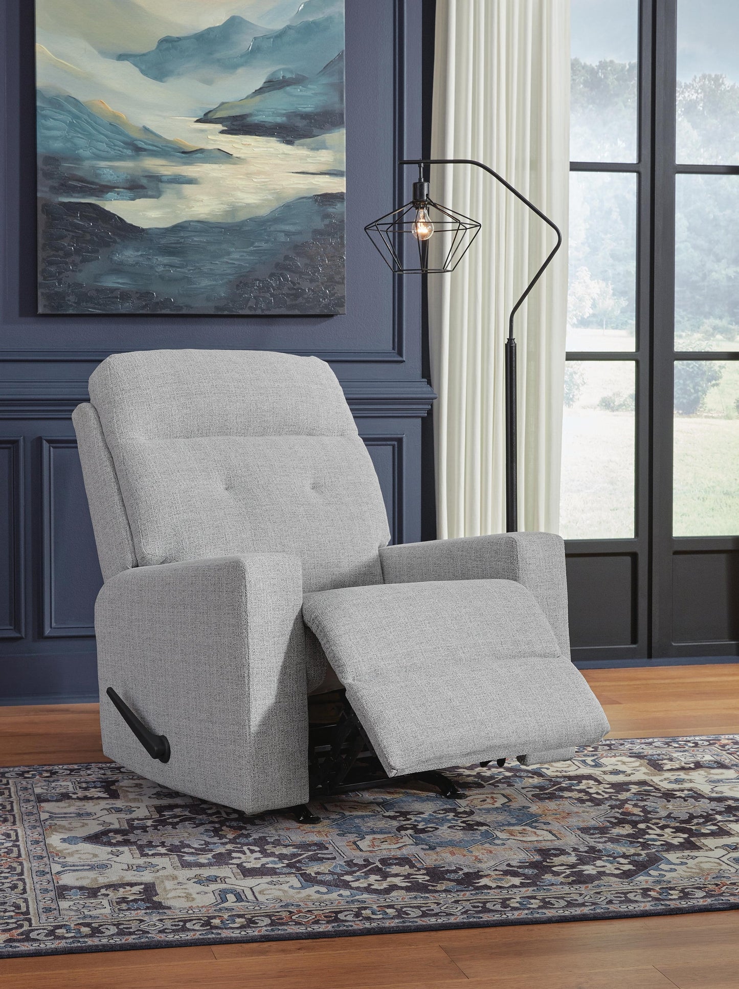 Sillón reclinable mecedor Skillins