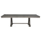Cresswell 7-piece 104-inch Extension Dining Set Weathered Taupe