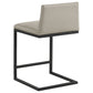 Vardon Genuine Leather Counter Height Chair Tan (Set of 2)