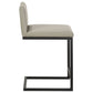 Vardon Genuine Leather Counter Height Chair Tan (Set of 2)