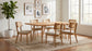 Fabra 79-inch Rectangular Wood Dining Table Honey