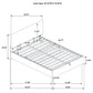 Reeves Upholstered Full Lift-Top Storage Platform Bed Beige