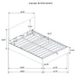 Reeves Upholstered Queen Lift-Top Storage Platform Bed Beige