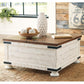 Mesa de cóctel Wystfield con almacenamiento