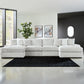 Estupendo sofá seccional de 4 piezas con chaise longue doble