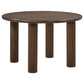 Faulkner 5-piece 48-inch Round Dining Set Moss Green