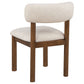 Faulkner Upholstered Dining Side Chair Cream (Set of 2)