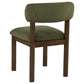 Faulkner Upholstered Dining Side Chair Moss Green (Set of 2)