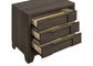 Farre 2-drawer Nightstand Bedside Table Dark Brown