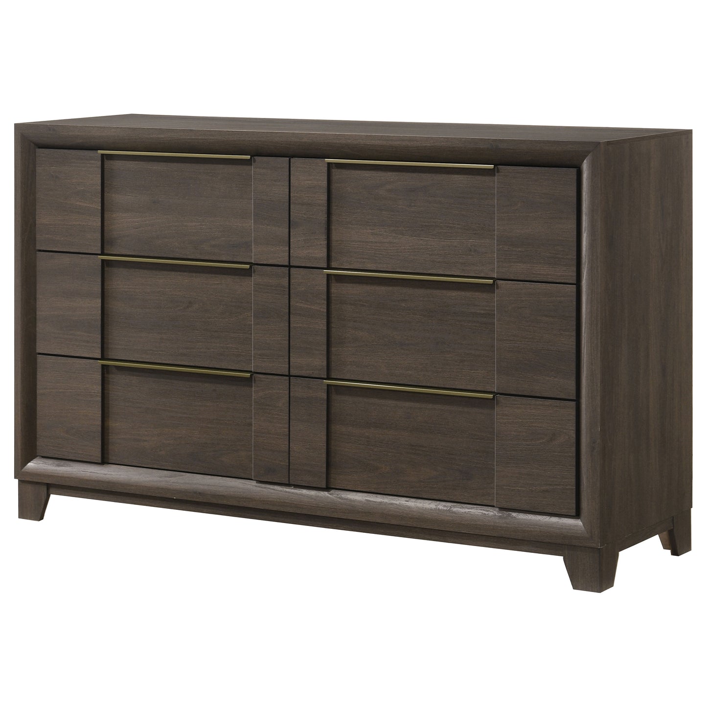 Farre 6-drawer Dresser Dark Brown