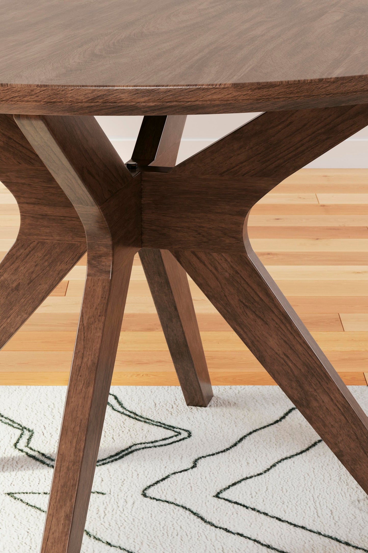 Mesa de comedor redonda Lyncott