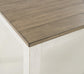 Conjunto de mesa de mostrador Skempton RECT DRM (7 unidades)