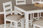 Conjunto de mesa de mostrador Skempton RECT DRM (7 unidades)