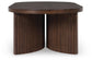 Mesa de cóctel ovalada Korestone