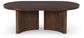 Mesa de cóctel ovalada Korestone