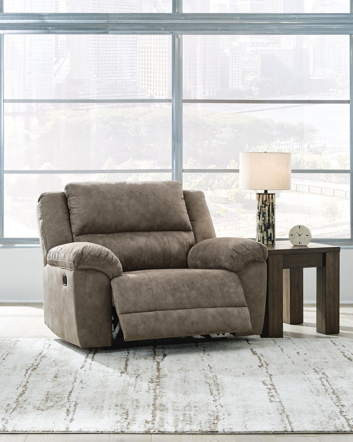 Sillón reclinable de pared ancha Laresview Zero