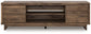 Mueble de TV Zadilyn XL con opción de chimenea