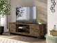 Mueble de TV Zadilyn XL con opción de chimenea
