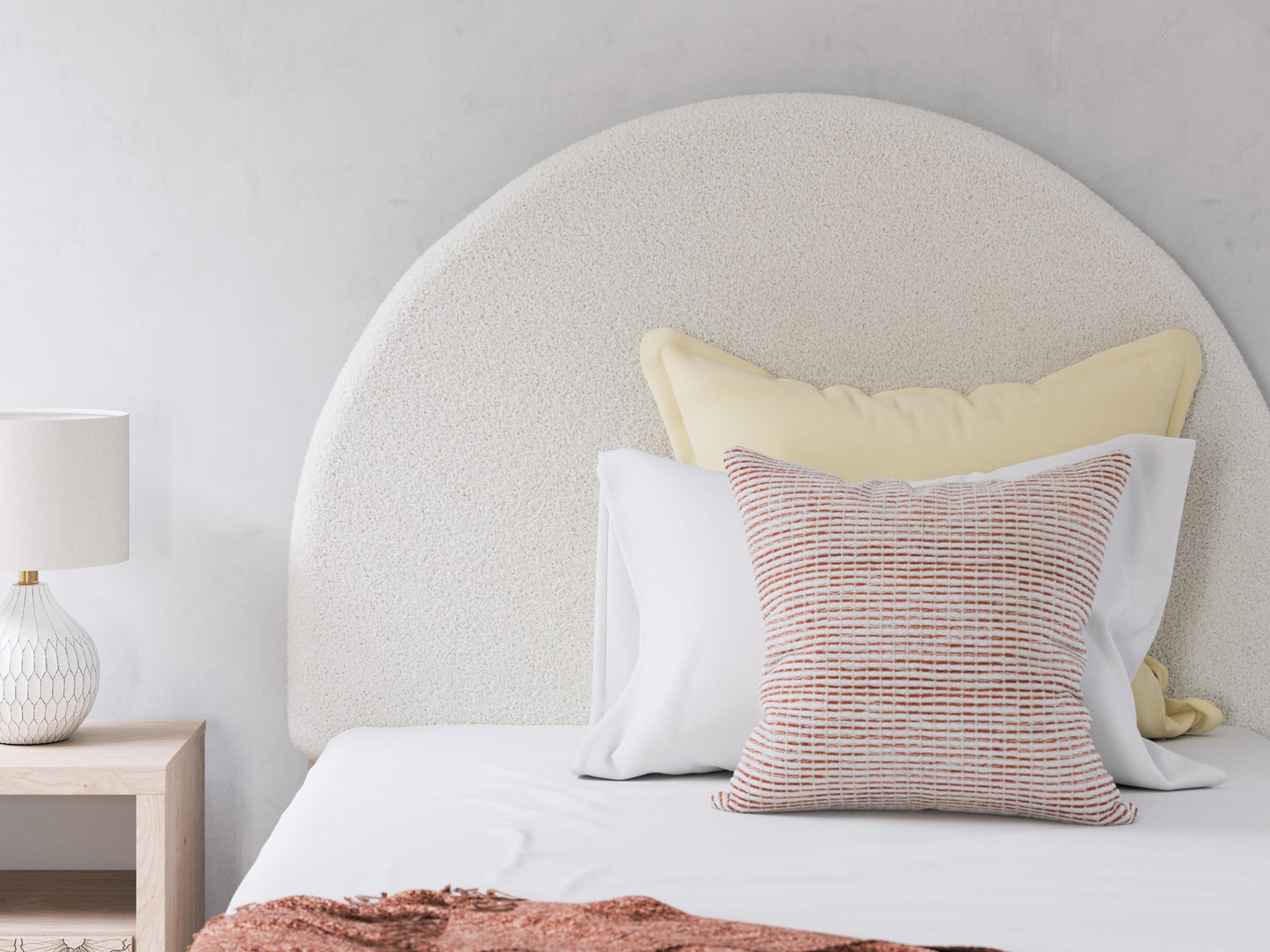 Cama Arloster con paneles tapizados completos