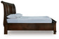 Cama tipo trineo Porter Queen con espacio de almacenamiento