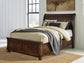 Cama tipo trineo Porter Queen con espacio de almacenamiento