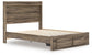 Cama Queen Elbrim con almacenamiento y paneles