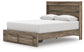 Cama Queen Elbrim con almacenamiento y paneles