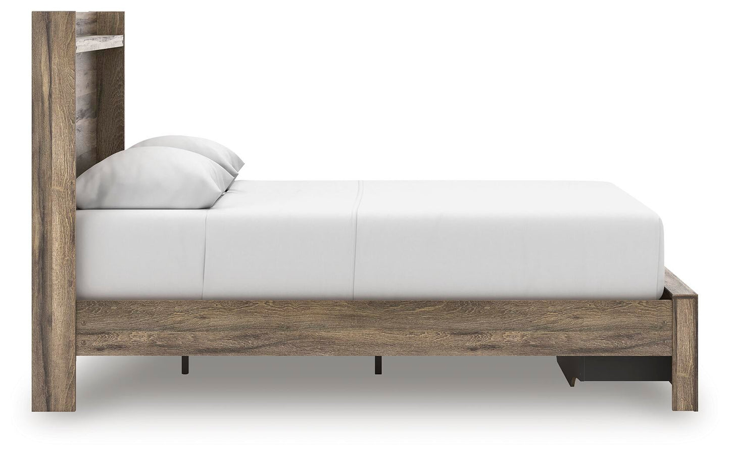 Cama Queen Elbrim con almacenamiento y paneles