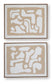 Juego de arte de pared Waldett (2/CN)