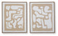 Juego de arte de pared Waldett (2/CN)