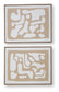 Juego de arte de pared Waldett (2/CN)