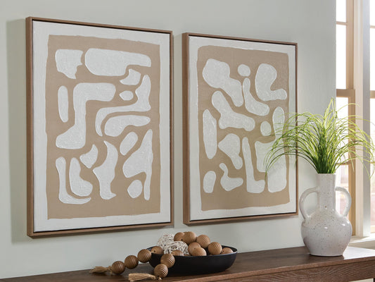 Juego de arte de pared Waldett (2/CN)