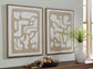Juego de arte de pared Waldett (2/CN)