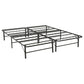 Kramer California King Folding Metal Bed Frame Black