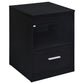 Fabre 1-drawer Extendable Top Nightstand Bedside Table Black Ash