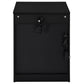 Fabre 1-drawer Extendable Top Nightstand Bedside Table Black Ash