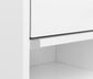 Fabre 1-drawer Extendable Top Nightstand Bedside Table White High Gloss