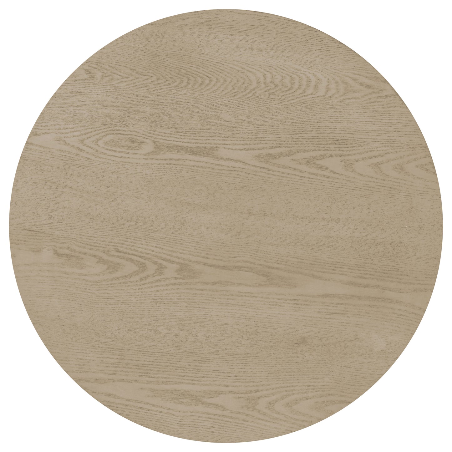 Strouse 3-Piece Round Coffee and End Table Set in Natural Oak