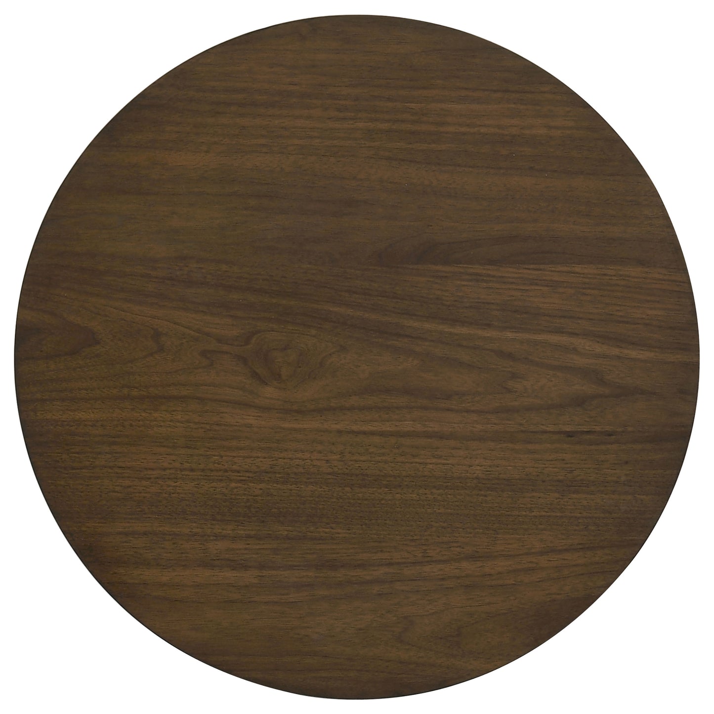Strouse 3-Piece Round Coffee and End Table Set in Walnut