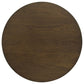 Strouse 3-Piece Round Coffee and End Table Set in Walnut