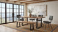 Selwyn 80-inch Live Edge Solid Wood Dining Table Light Sheesham