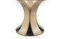 Naser 48-inch Round Glass Top Dining Table Light Oak