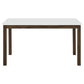 Merrin 7-piece 55-inch Rectangular Dining Set Off White and Walnut