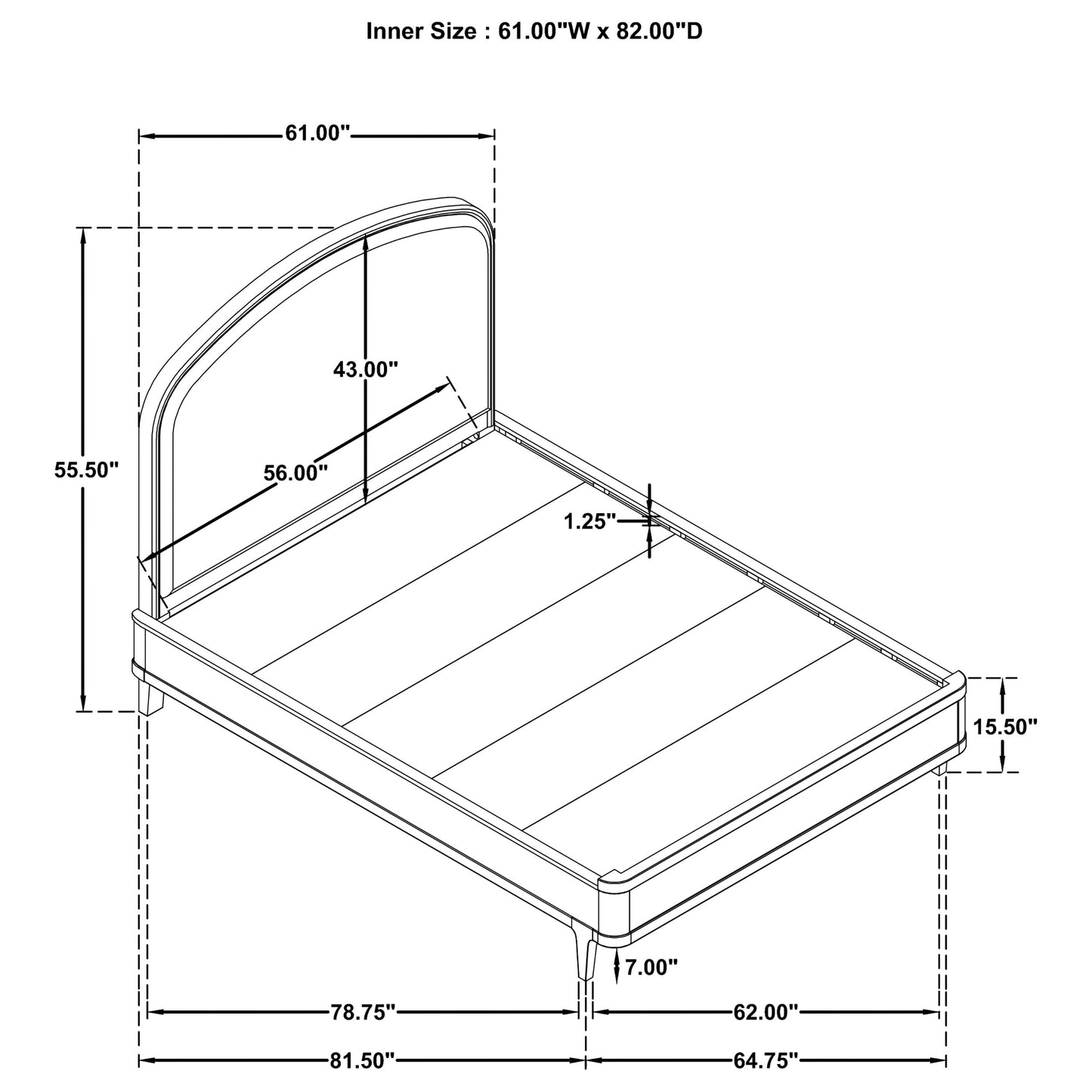 Lucaire Queen Upholstered Panel Bed Sandstone
