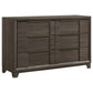 Farre 5-piece Eastern King Storage Bedroom Set Dark Brown