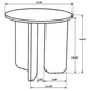 Dale 3-Piece Round Mango Wood Coffee and End Table Set Honey Mango