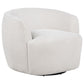 Hudson Fabric Swivel Accent Chair Sand