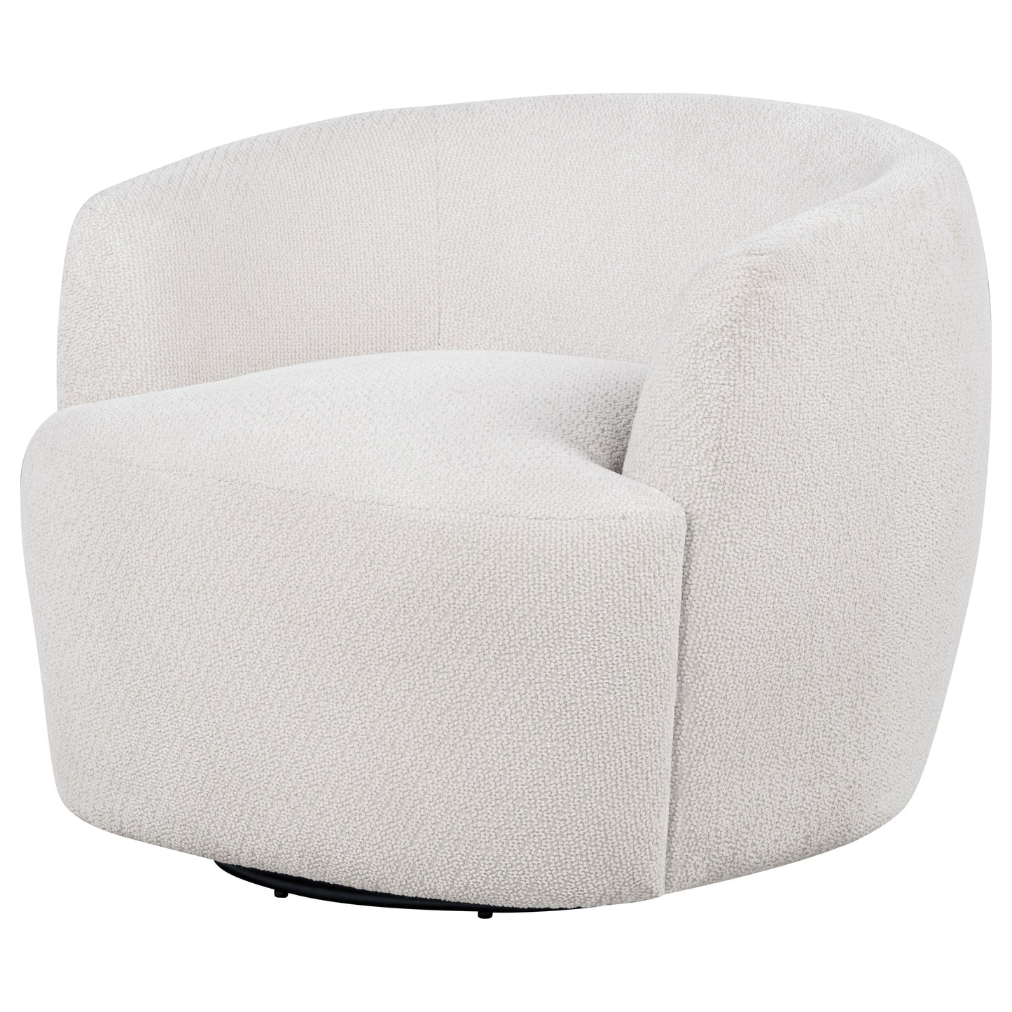 Hudson Fabric Swivel Accent Chair Sand