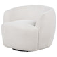 Hudson Fabric Swivel Accent Chair Sand